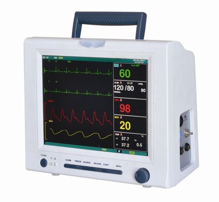 Tragbarer multi- Patientenmonitor Parameter des Krankenhauses mit ECG, RESP, NIBP, SPO2
