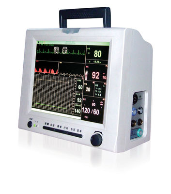 Tragbarer multi- Parameter 12,1 Zoll TFTs Patientenmonitor mit ECG, SPO2, NIBP, RESP, Temperatur